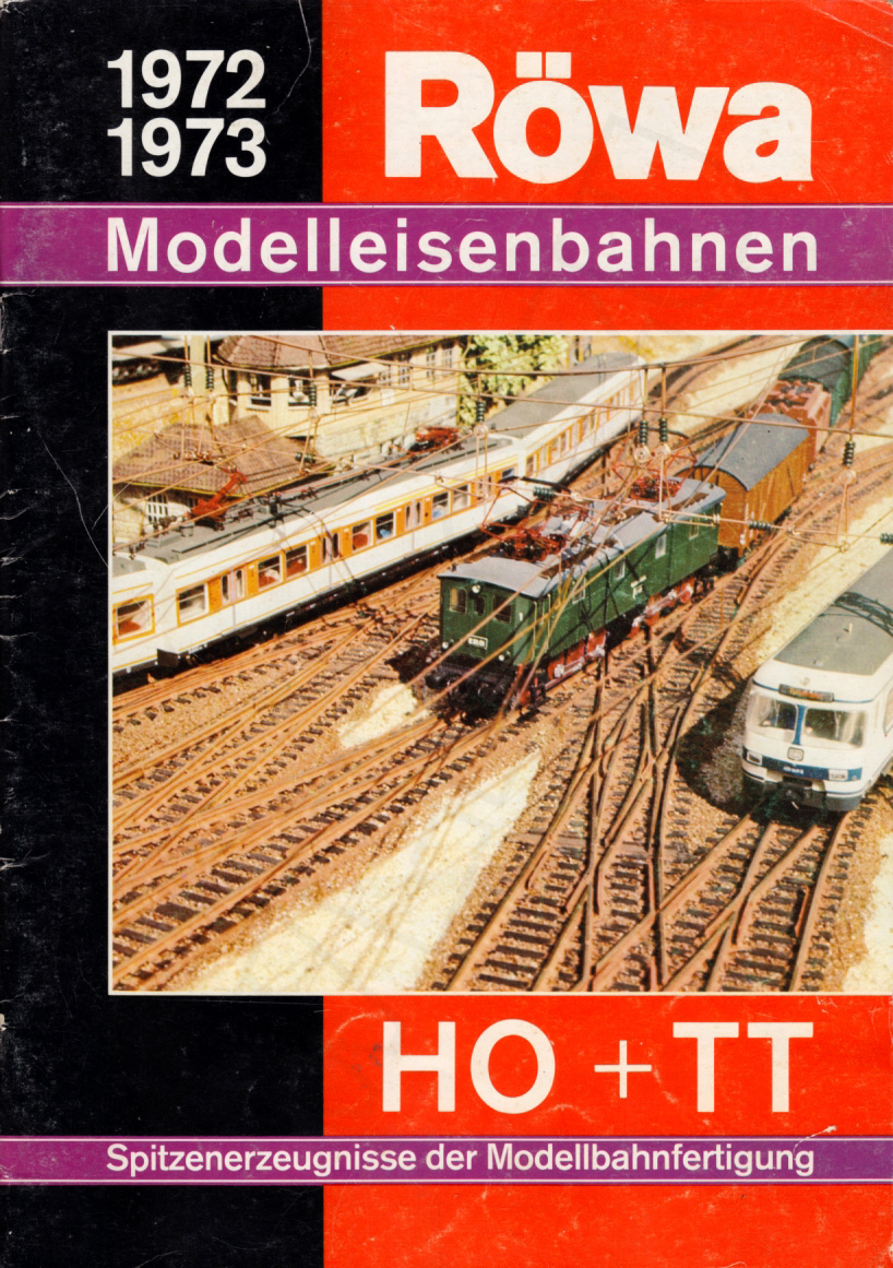 Röwa Modellbahnkatalog 1972/1973 Seite 1