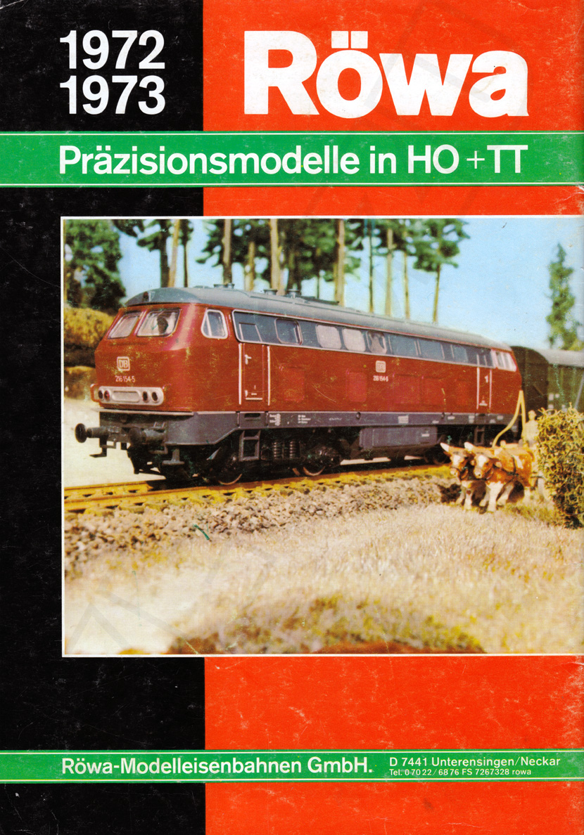 Röwa Modellbahnkatalog 1972/1973 Seite 64